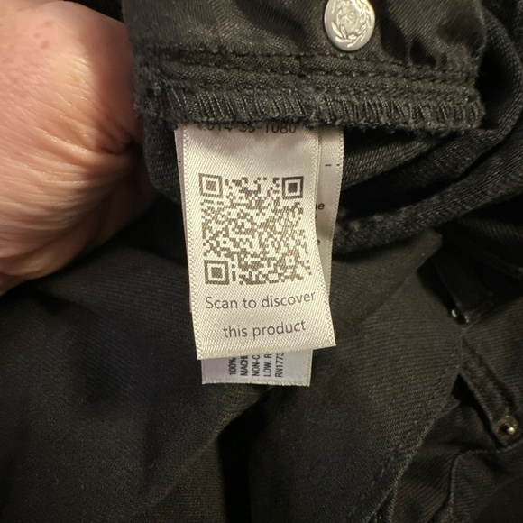 Universal Thread Women's Mid Rise Super Wide Leg Jeans Black Size 2 Button Fly - Picture 11 of 13